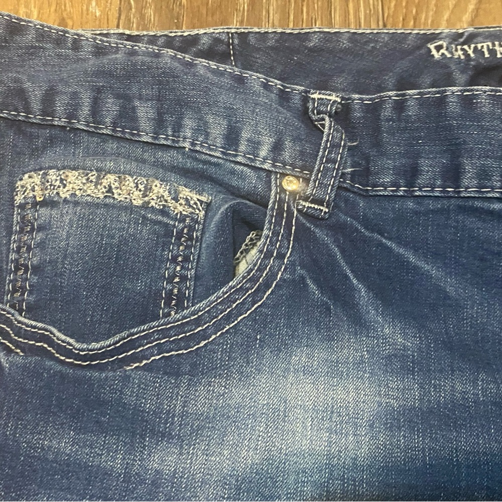 Armani Women's Straight Leg Jeans - Dark Blue - Picture 5 of 6